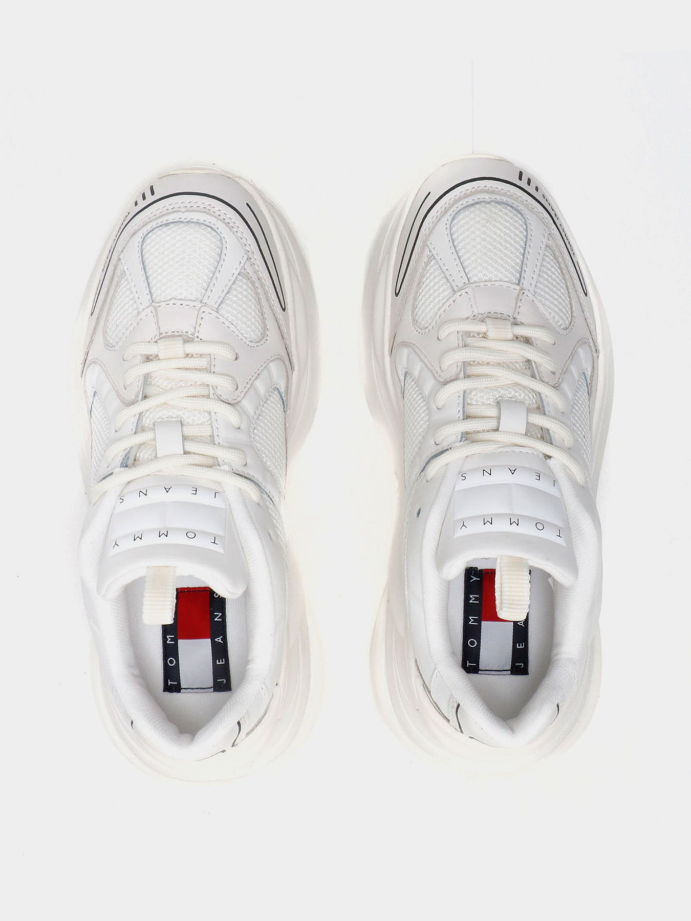 Кросівки повсякденні Tommy Hilfiger Leather Chunky Sole Runner Trainers модель EN0EN02247-YBL Фото