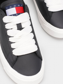 Кеды низкие Tommy Hilfiger METALLIC HEEL PLATFORM модель EN0EN02284-BDS Фото