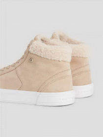 Ботинки Tommy Hilfiger Suede High-Top Trainers модель FW0FW07549-ABO Фото