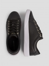 Кеды низкие Tommy Hilfiger Genuine Leather Logo Detailed Sneaker модель FW0FW07560-0GJ Фото