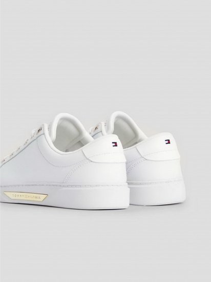 Кеди низькі Tommy Hilfiger Genuine Leather Logo Detailed Sneaker модель FW0FW07560-0K7 — фото - INTERTOP