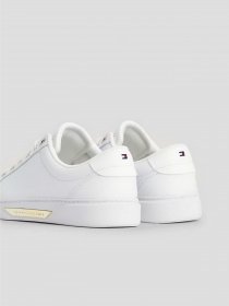 Кеди низькі Tommy Hilfiger Genuine Leather Logo Detailed Sneaker модель FW0FW07560-0K7 Фото