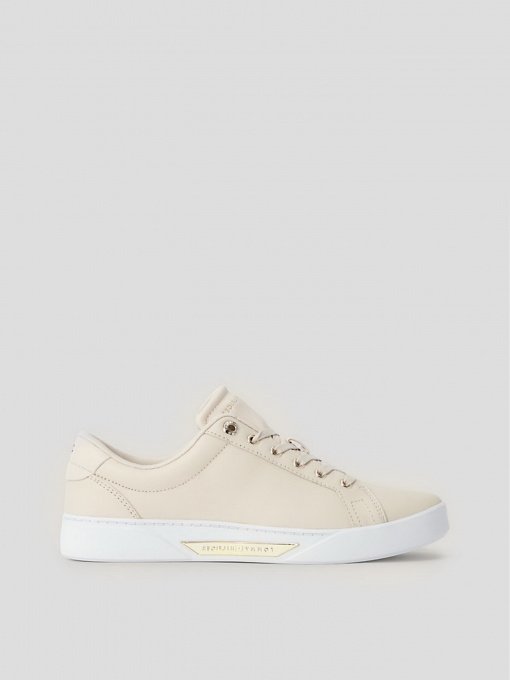 Кеды низкие Tommy Hilfiger Genuine Leather Logo Detailed Sneaker модель FW0FW07560-ABH Фото