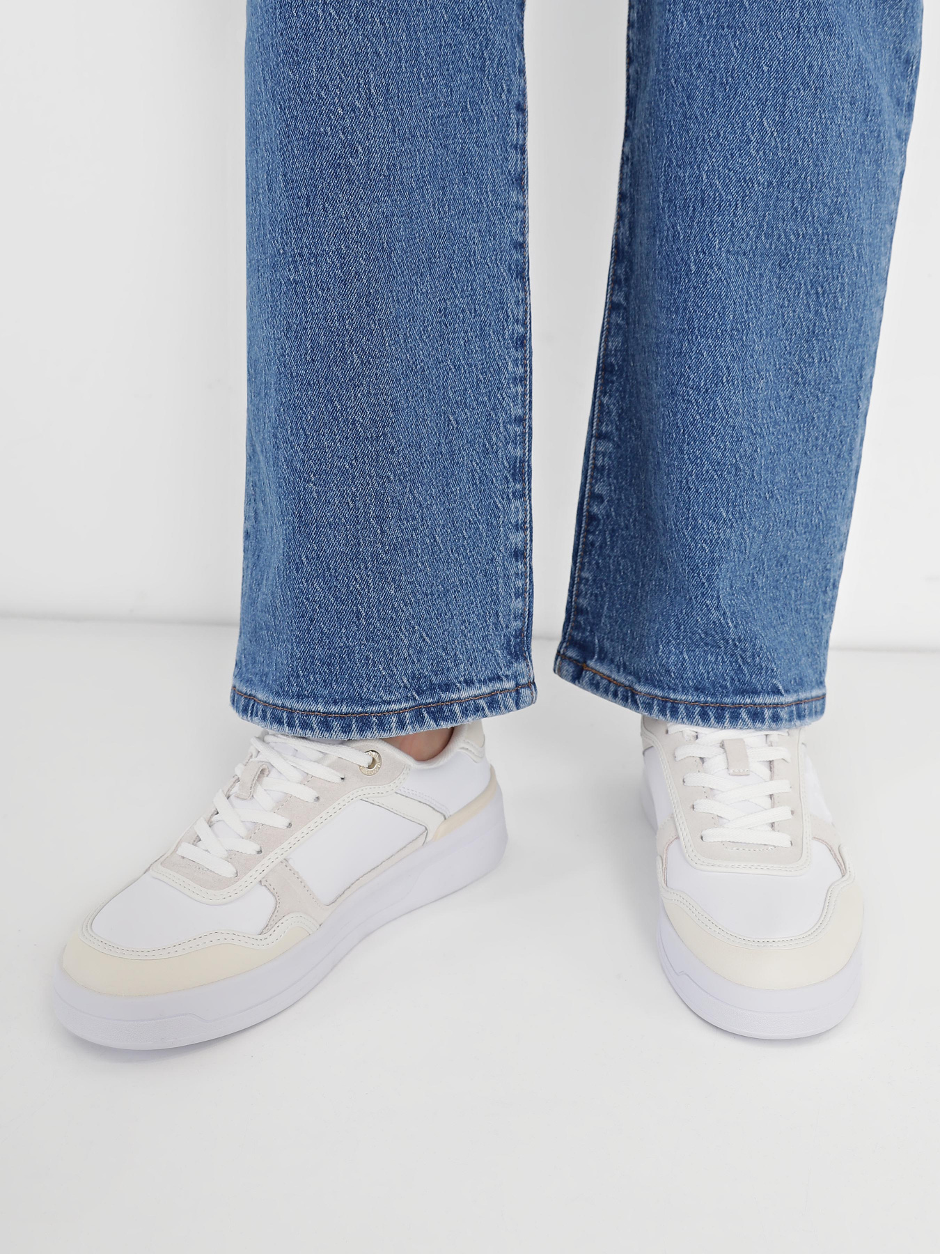 Кросівки повсякденні Tommy Hilfiger ESSENTIAL CONTRAST TH MONOGRAM BASKETBALL модель FW0FW07563-YBS Фото