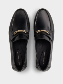 Лоферы Tommy Hilfiger TH CHAIN LEATHER LOAFER модель FW0FW08956-BDS Лоферы Tommy Hilfiger TH CHAIN LEATHER LOAFER модель FW0FW08956-BDS Фото