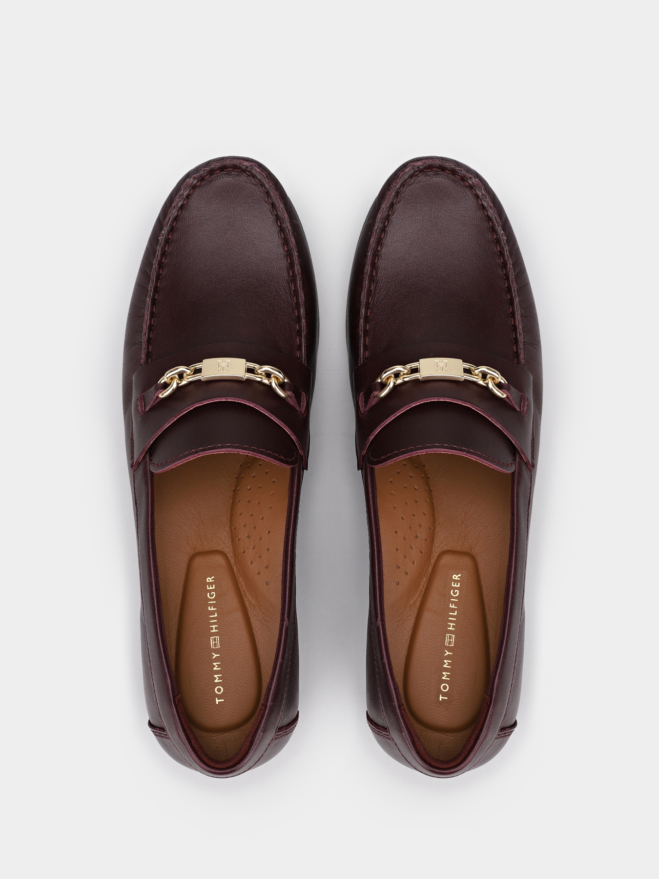 Лоферы Tommy Hilfiger TH CHAIN LEATHER LOAFER модель FW0FW08956-XI8 Фото