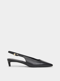 Туфли на каблуках Tommy Hilfiger TH BUCKLE SLINGBACK LOW PUMP модель FW0FW09009-BDS Фото