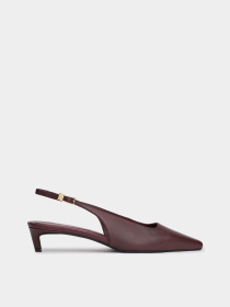Туфли на каблуках Tommy Hilfiger TH BUCKLE SLINGBACK LOW PUMP модель FW0FW09009-XI8 Фото