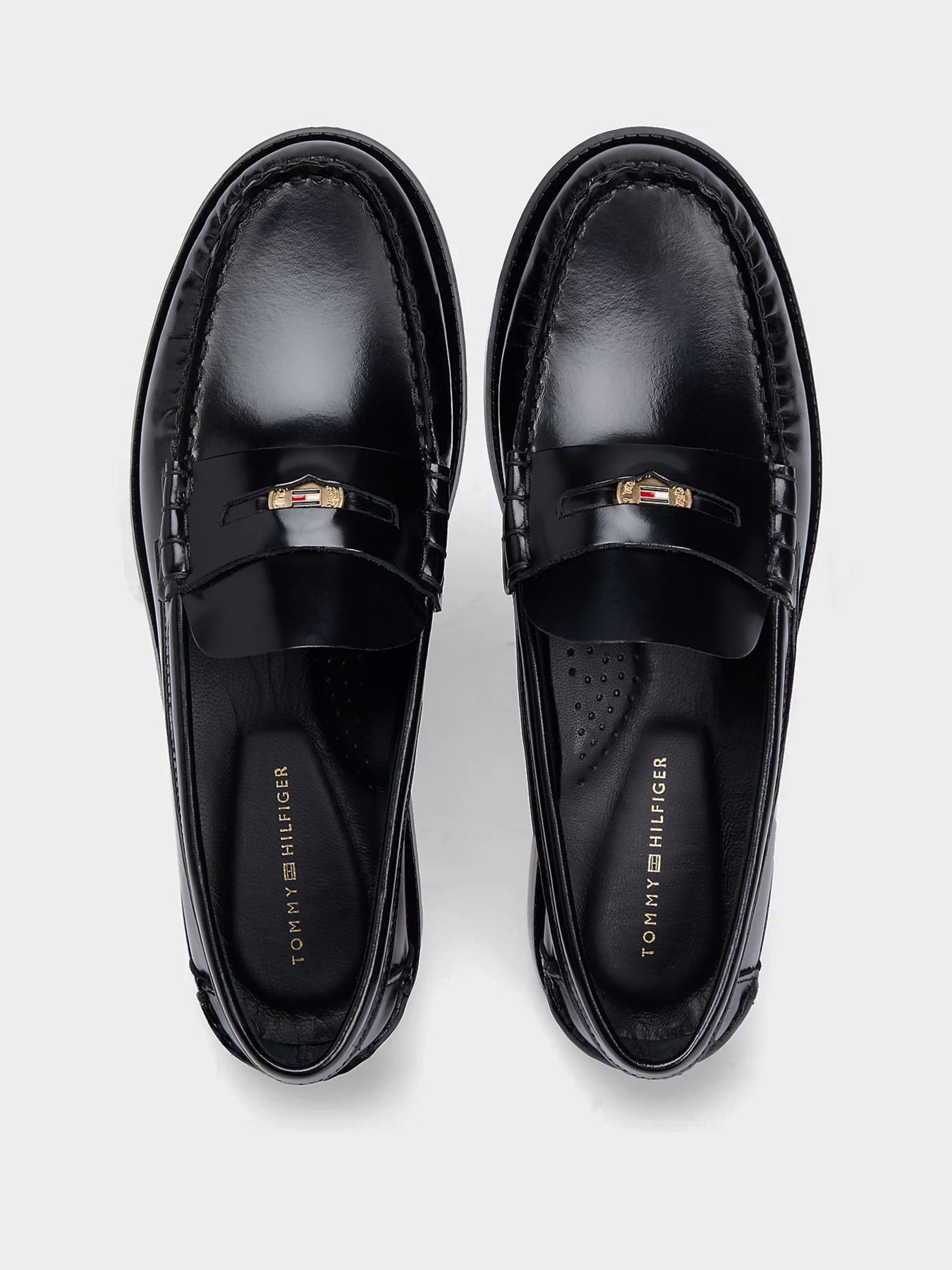 Лоферы Tommy Hilfiger HILFIGER PENNY HL ABRASIVATO модель FW0FW09257-BDS Фото