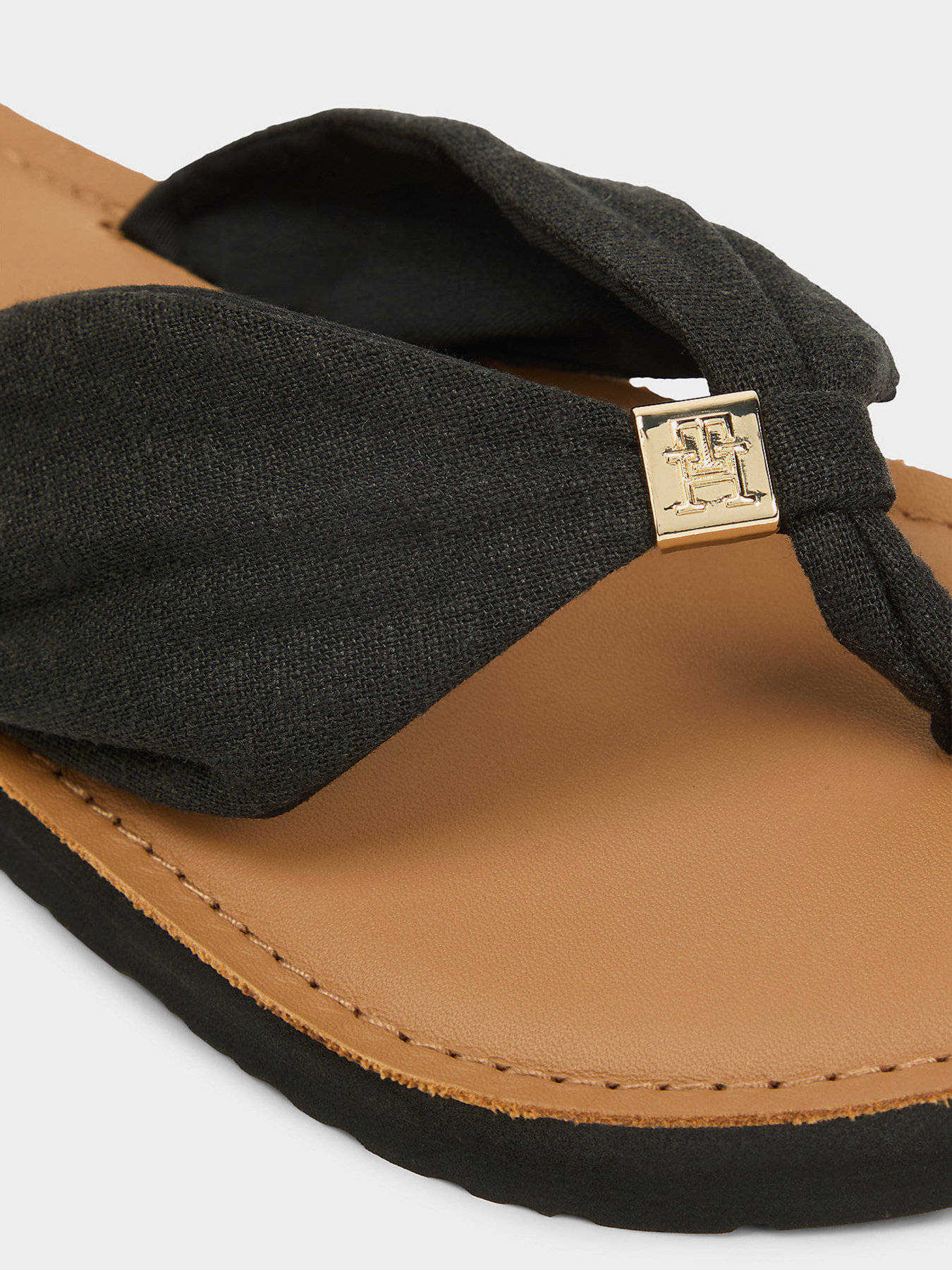 Шлёпанцы Tommy Hilfiger TH LTR FOOTBED SUMMER SANDAL модель FW0FW09194-BDS Фото