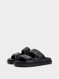 Шльопанці Tommy Hilfiger DOUBLE STRAP LEATHER SANDAL модель FW0FW09121-BDS Фото