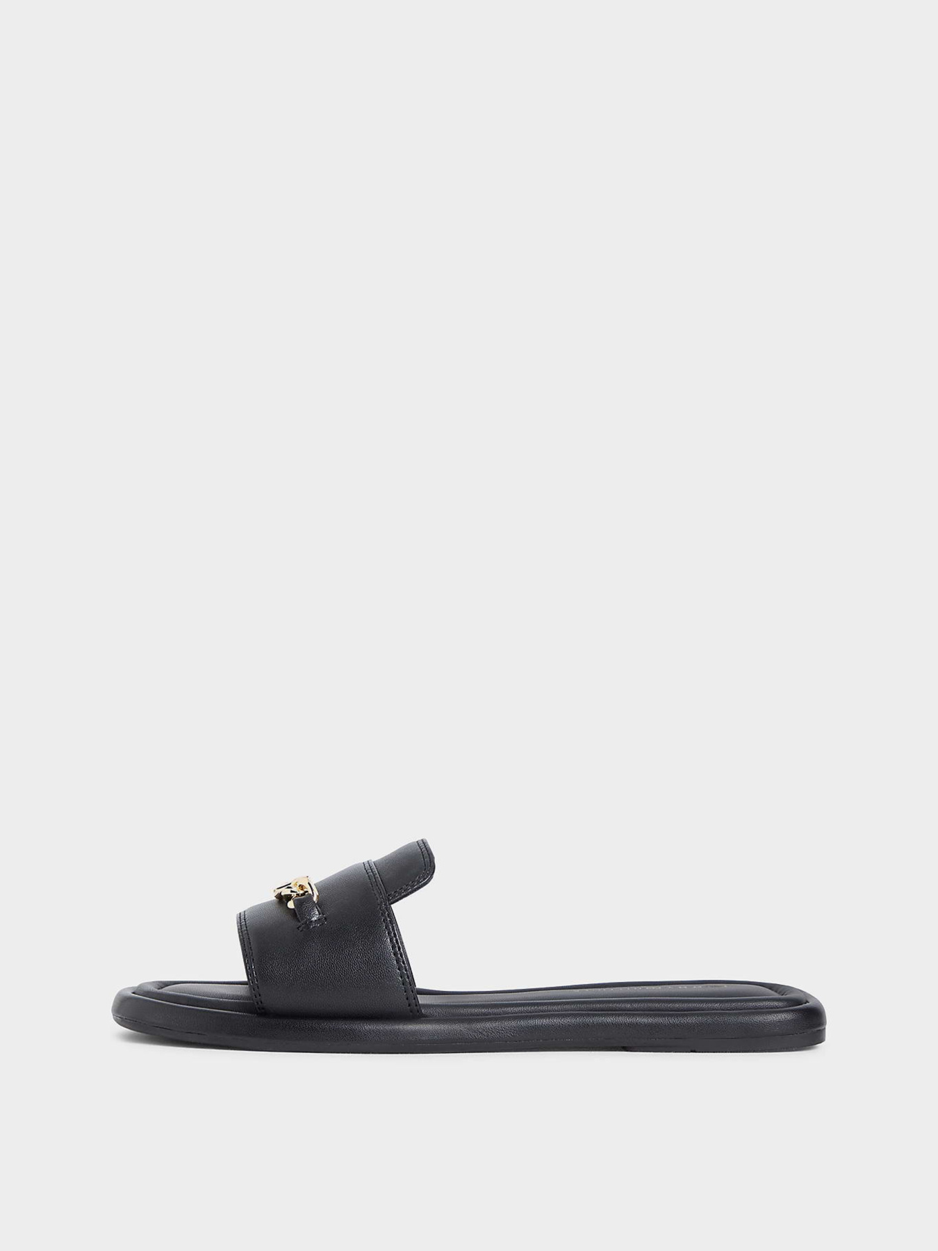 Шльопанці Tommy Hilfiger LEATHER HORSEBIT MULE модель FW0FW09336-BDS Фото