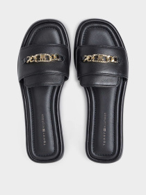 Шльопанці Tommy Hilfiger LEATHER HORSEBIT MULE модель FW0FW09336-BDS Фото