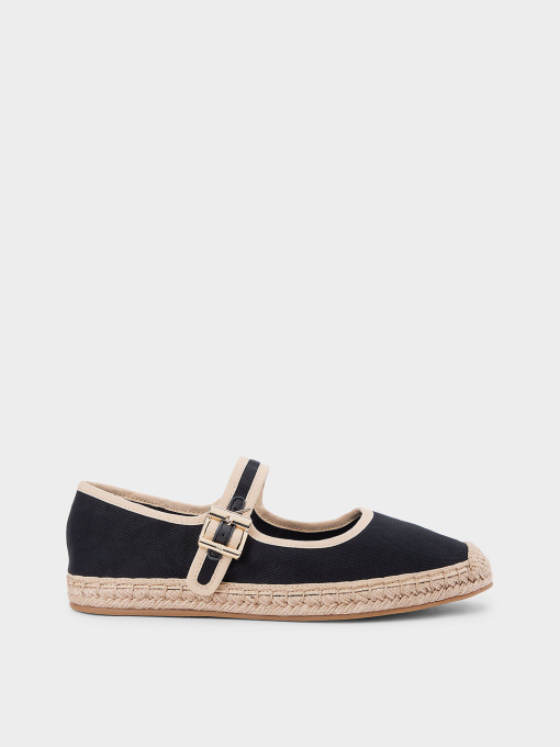 Туфли и лоферы Tommy Hilfiger BUCKLE MARYJANE ESPADRILLE модель FW0FW09239-BDS Фото
