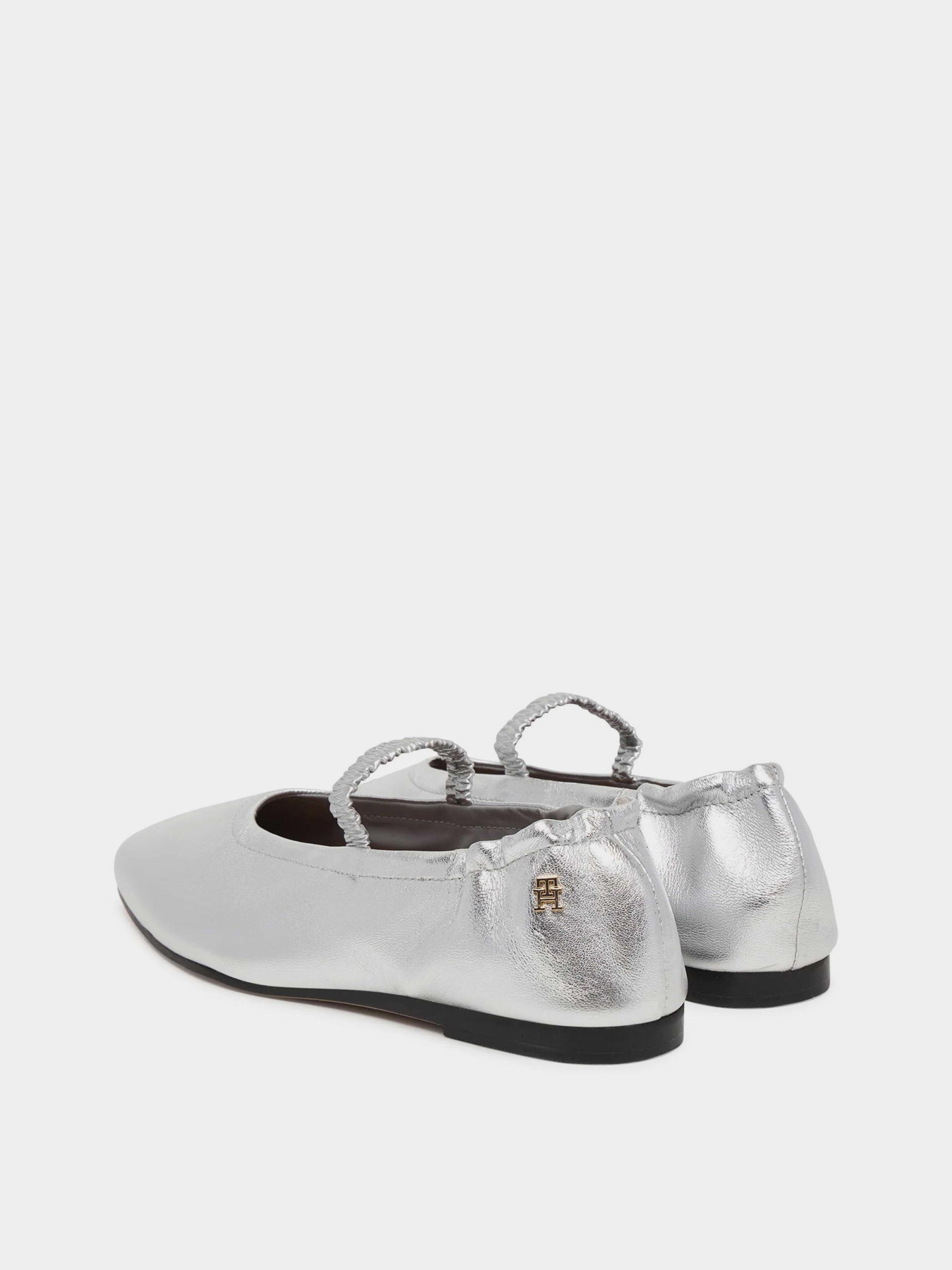 Балетки Tommy Hilfiger SILVER LTH ELLASTIC BALLERINA модель FW0FW09466-0IM Фото