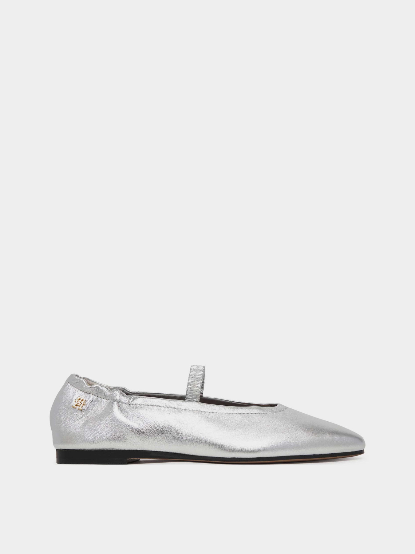 Балетки Tommy Hilfiger SILVER LTH ELLASTIC BALLERINA модель FW0FW09466-0IM Фото