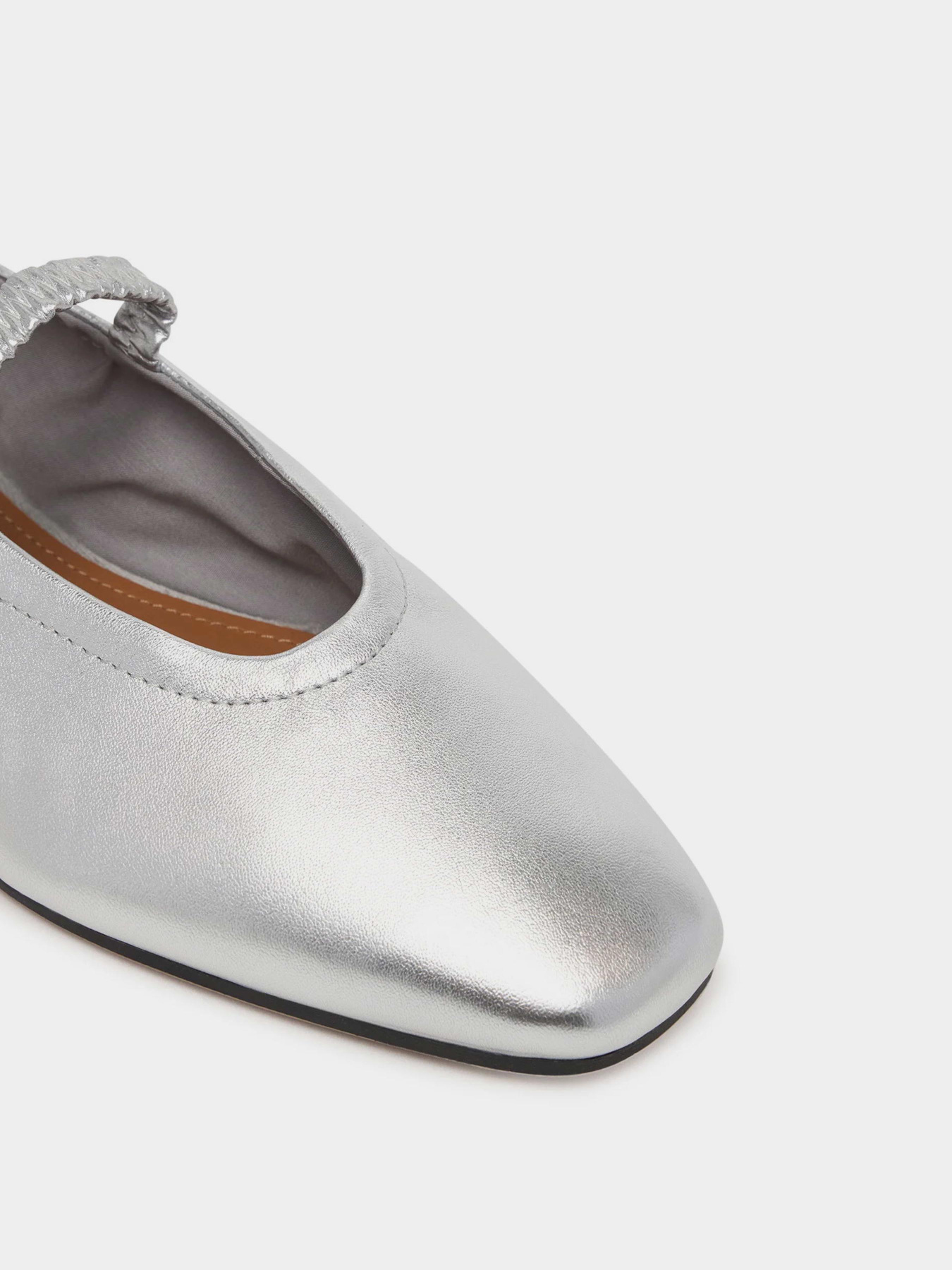 Балетки Tommy Hilfiger SILVER LTH ELLASTIC BALLERINA модель FW0FW09466-0IM Фото