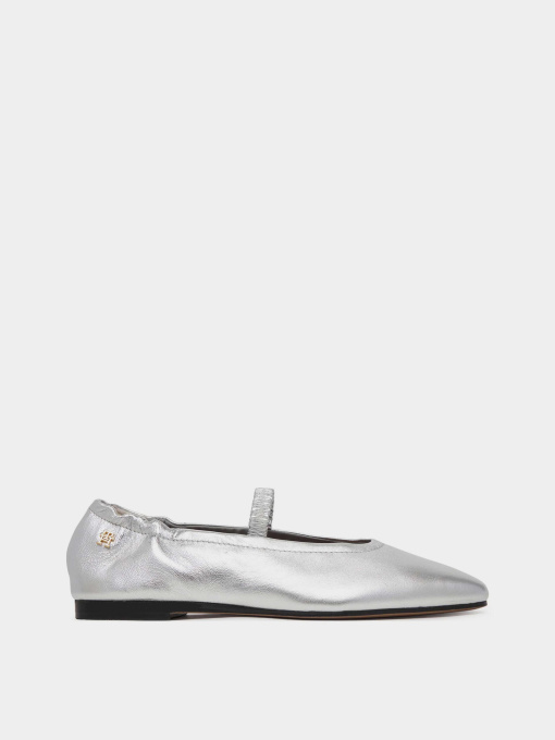 Балетки Tommy Hilfiger SILVER LTH ELLASTIC BALLERINA модель FW0FW09466-0IM Фото
