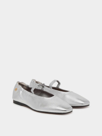 Балетки Tommy Hilfiger SILVER LTH ELLASTIC BALLERINA модель FW0FW09466-0IM Фото