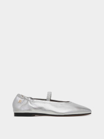 Балетки Tommy Hilfiger SILVER LTH ELLASTIC BALLERINA модель FW0FW09466-0IM Фото