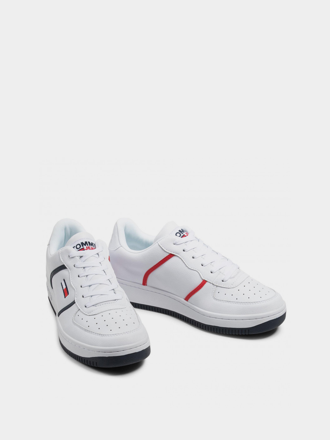 Кеды низкие Tommy Hilfiger RWB Basket Cupsole модель EM0EM00696-YBR Фото