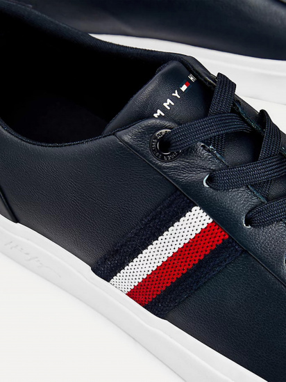 Кеды низкие Tommy Hilfiger CORPORATE LEATHER SNEAKER модель FM0FM03397-DW5 — фото 3 - INTERTOP