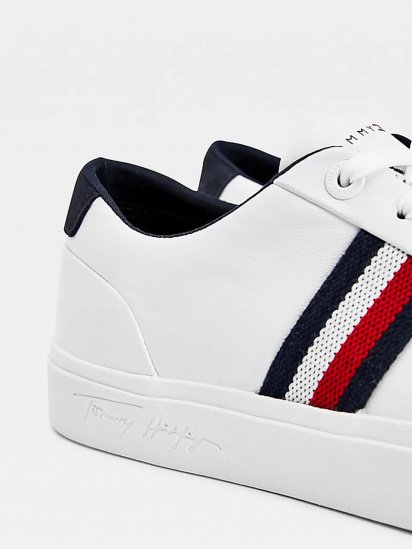 Кеды низкие Tommy Hilfiger CORPORATE LEATHER SNEAKER модель FM0FM03397-YBR — фото 3 - INTERTOP