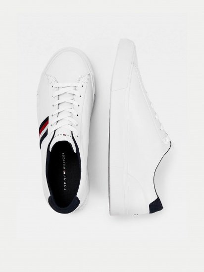 Кеды низкие Tommy Hilfiger CORPORATE LEATHER SNEAKER модель FM0FM03397-YBR — фото 4 - INTERTOP