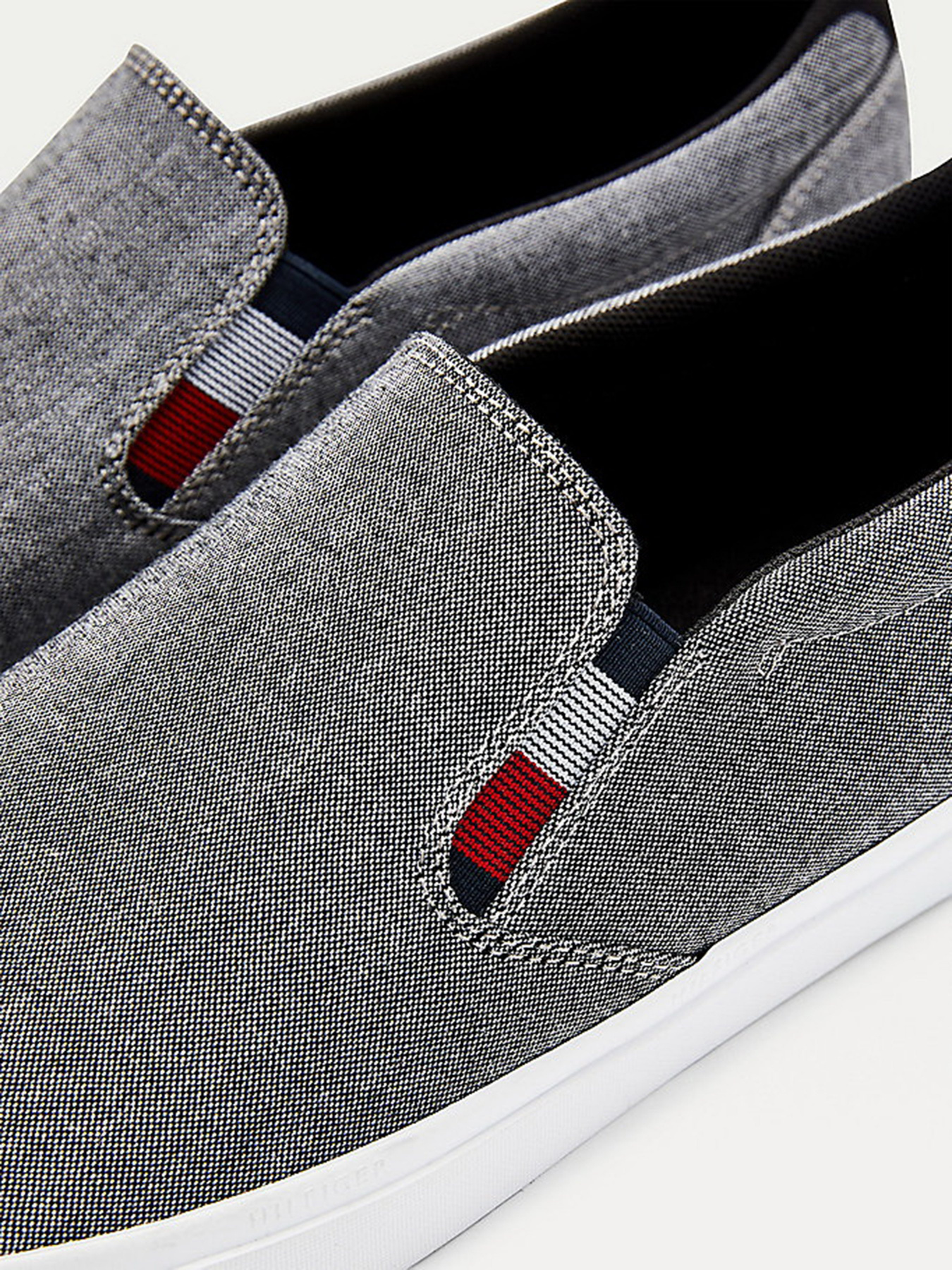 Слипоны Tommy Hilfiger Essential Chambray Vulc модель FM0FM03473-BDS Фото