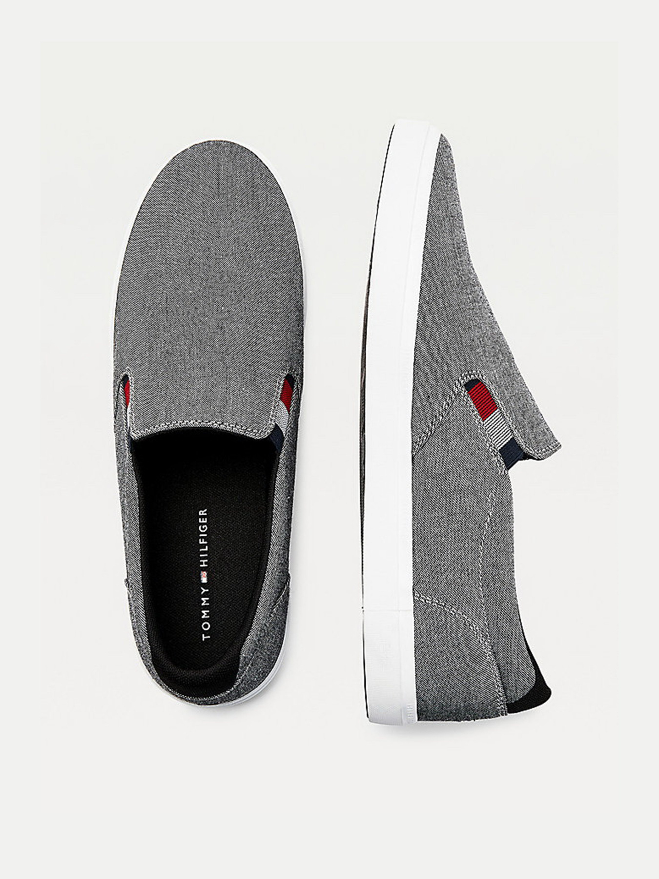 Сліпони Tommy Hilfiger Essential Chambray Vulc модель FM0FM03473-BDS Фото