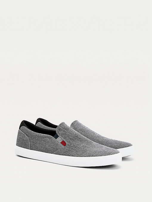 Сліпони та мокасини Tommy Hilfiger Essential Chambray Vulc модель FM0FM03473-BDS Фото