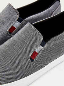 Сліпони Tommy Hilfiger Essential Chambray Vulc модель FM0FM03473-BDS Фото