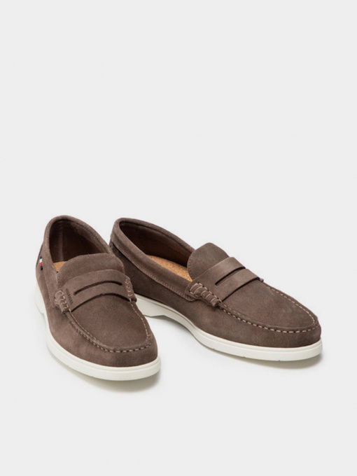 Мокасины Tommy Hilfiger Sustainable Loafer модель FM0FM03603-GWM Фото