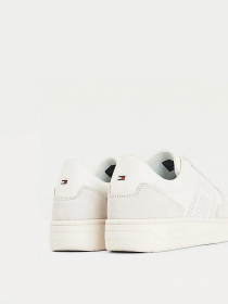 Кеди низькі Tommy Hilfiger Leather Perforated Flag модель FM0FM03608-YBL Фото