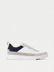 Кеды низкие Tommy Hilfiger Modern Cupsole Leather Mix модель FM0FM03625-DW5 Фото