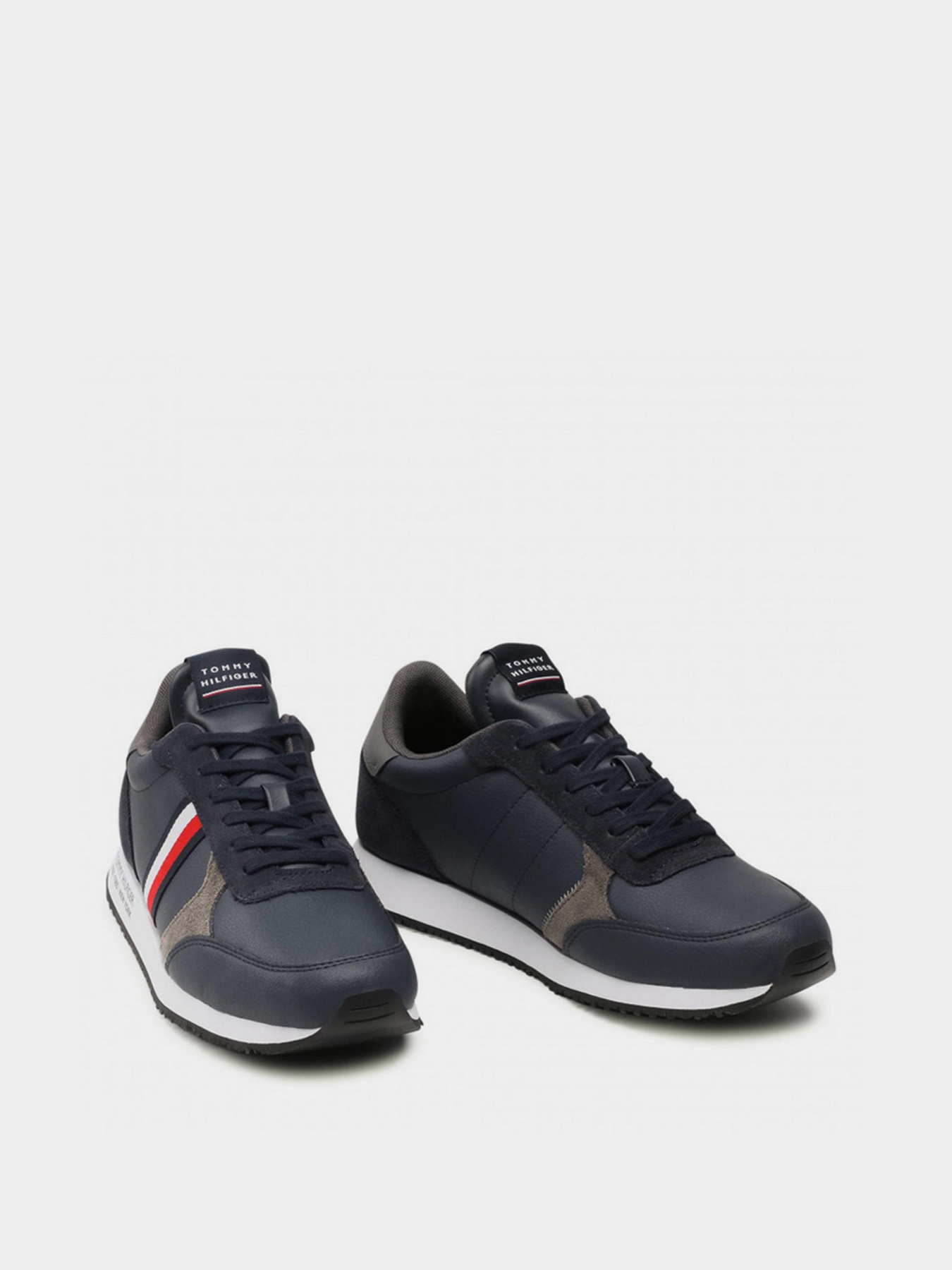 Кроссовки Tommy Hilfiger Runner Lo Leather Stripes модель FM0FM03632-DW5 Фото