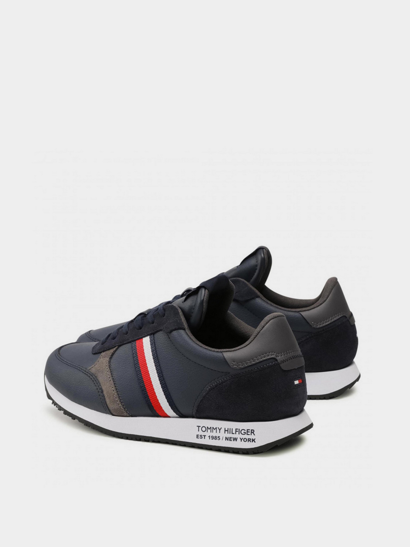Кроссовки Tommy Hilfiger Runner Lo Leather Stripes модель FM0FM03632-DW5 Фото
