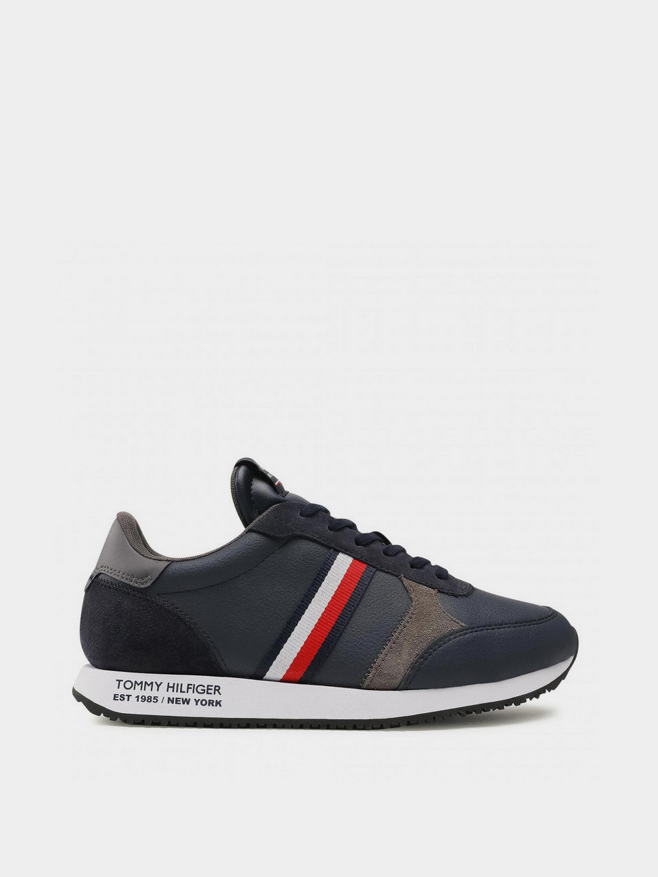 Кросівки повсякденні Tommy Hilfiger Runner Lo Leather Stripes модель FM0FM03632-DW5 Фото