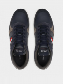 Кросівки повсякденні Tommy Hilfiger Runner Lo Leather Stripes модель FM0FM03632-DW5 Фото