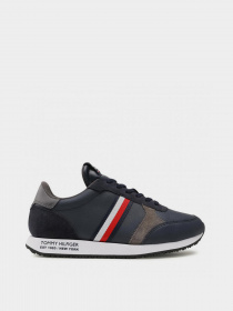 Кросівки повсякденні Tommy Hilfiger Runner Lo Leather Stripes модель FM0FM03632-DW5 Фото