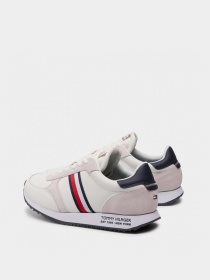 Кроссовки Tommy Hilfiger Runner Lo Leather Stripes модель FM0FM03632-YBL Фото