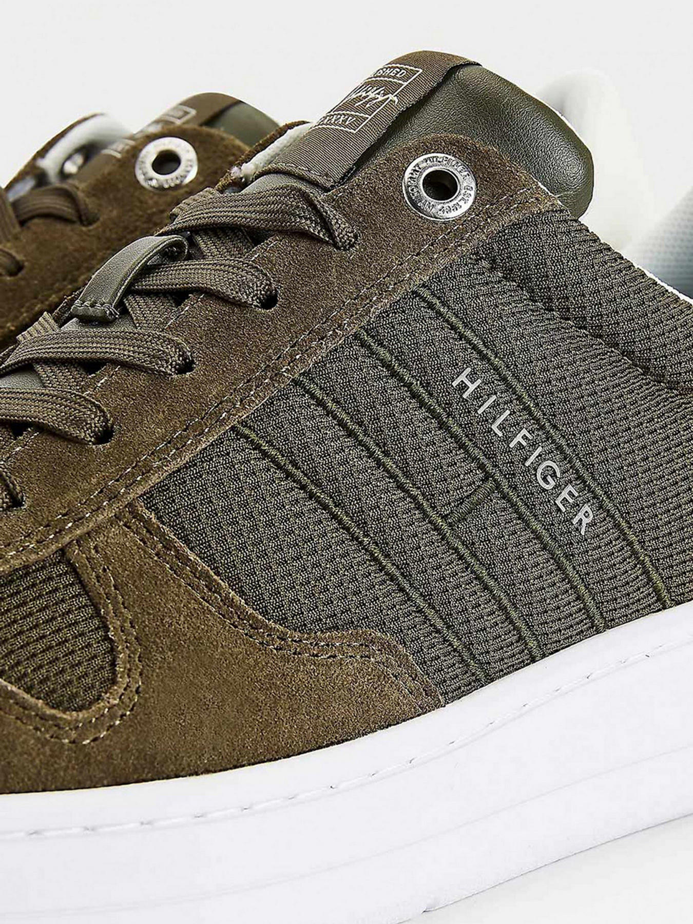 Кроссовки Tommy Hilfiger Mixed Texture Cupsole модель FM0FM03607-RBN Фото