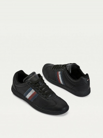 Кеды низкие Tommy Hilfiger Core Corporate Leather Cupsole модель FM0FM03624-BDS Фото