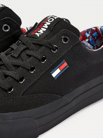Кеди низькі Tommy Hilfiger Contrast Trim Lace-Up Trainers модель EM0EM00735-BDS Фото