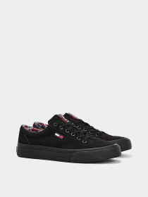 Кеди низькі Tommy Hilfiger Contrast Trim Lace-Up Trainers модель EM0EM00735-BDS Фото
