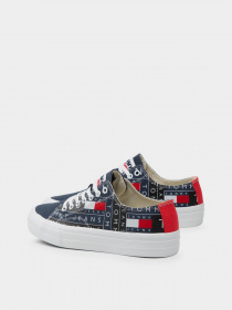 Кеды низкие Tommy Hilfiger Long Lace Up Print модель EM0EM00716-0GZ Фото