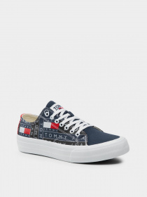 Кеды низкие Tommy Hilfiger Long Lace Up Print модель EM0EM00716-0GZ Фото