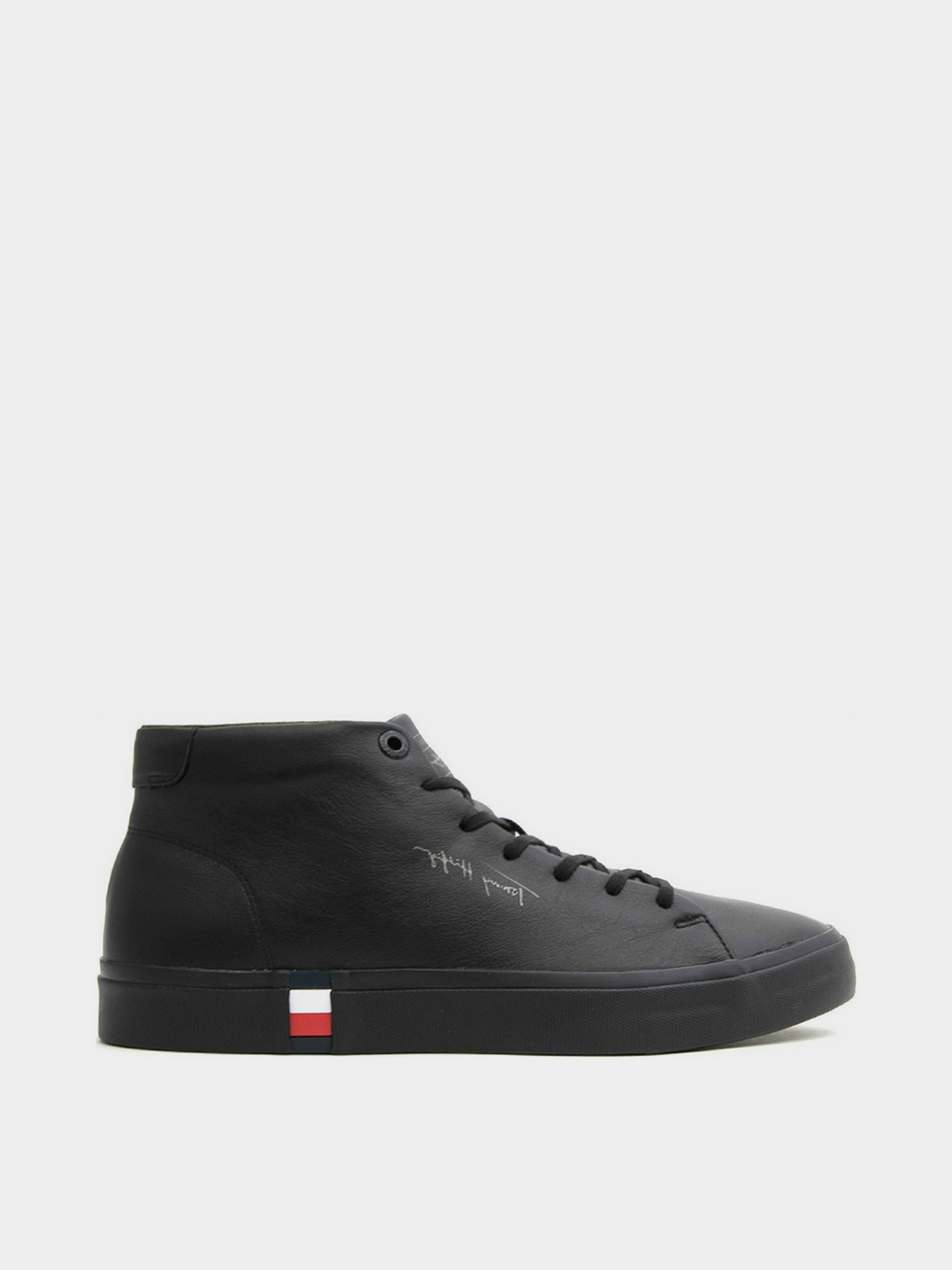 Кеды высокие Tommy Hilfiger Corporate High Modern Vulc Lea модель FM0FM03740-BDS Фото
