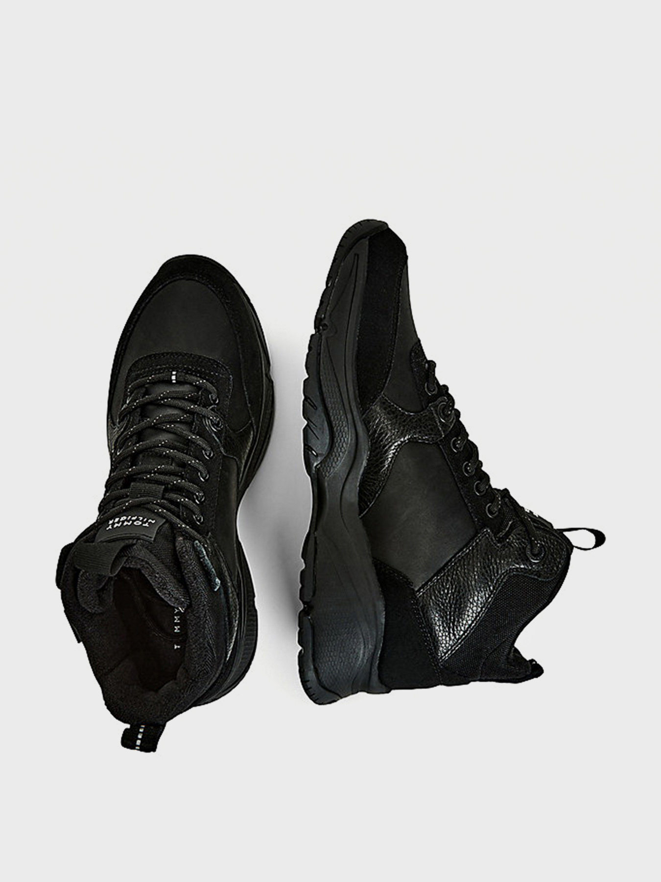 Черевики Tommy Hilfiger High Sneaker Leather модель FM0FM03273-BDS Фото