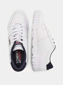 Кроссовки Tommy Hilfiger Retro Leather Cupsole модель EM0EM00808-YBR Фото